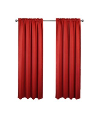 Polyester Twilight Blackout Rod Pocket Curtain Panel 54 x 90 inch