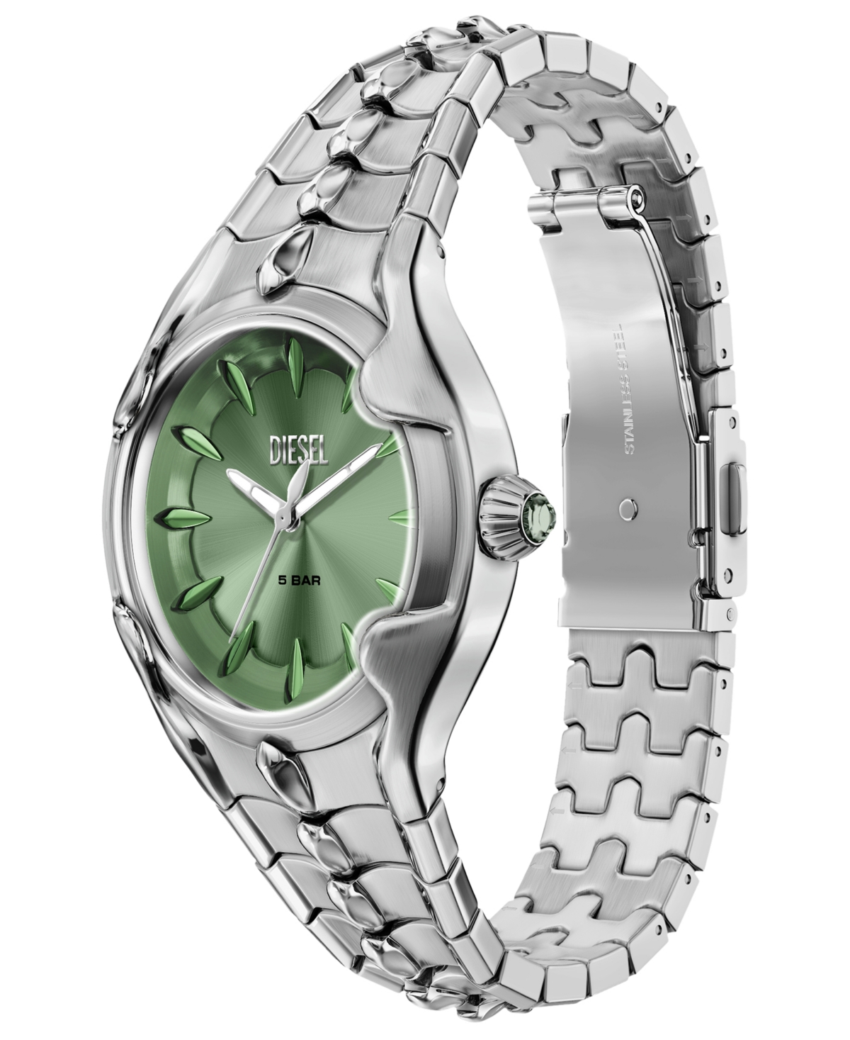 Diesel Women's Vert Quartz Silver Stainless Steel Watch 32mm