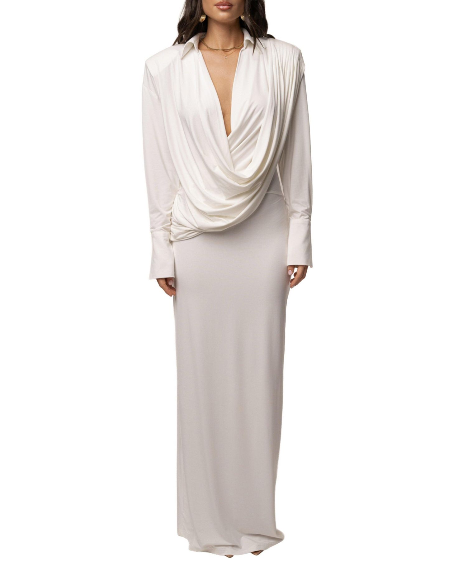 Women's Poise Draped Maxi Dress