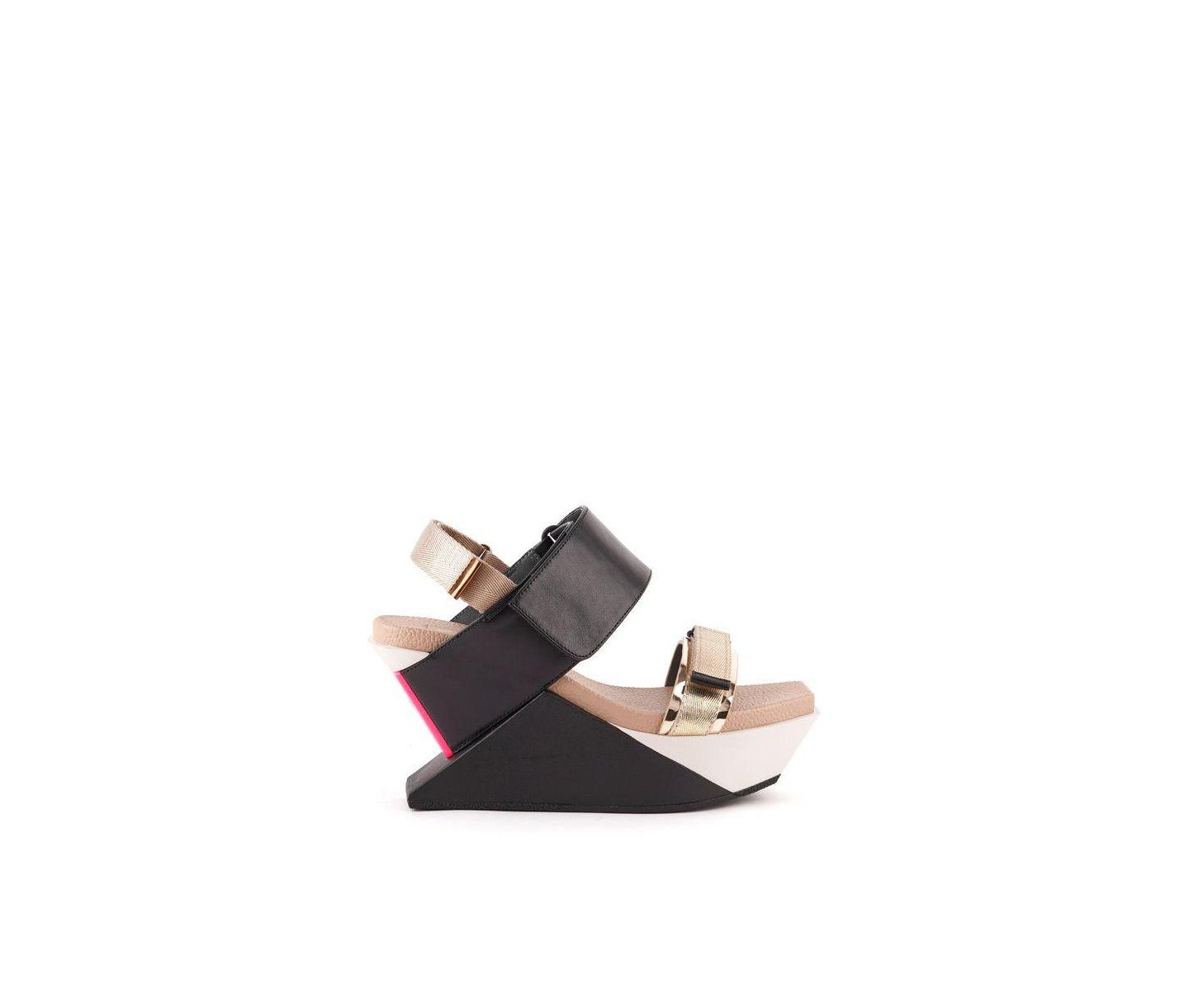 Женские сандалии United Nude Delta Run Wedge, цвет: Бежевый — фото 2