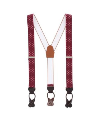 Men's The Micro Bow Classic Elastic Button End Suspenders