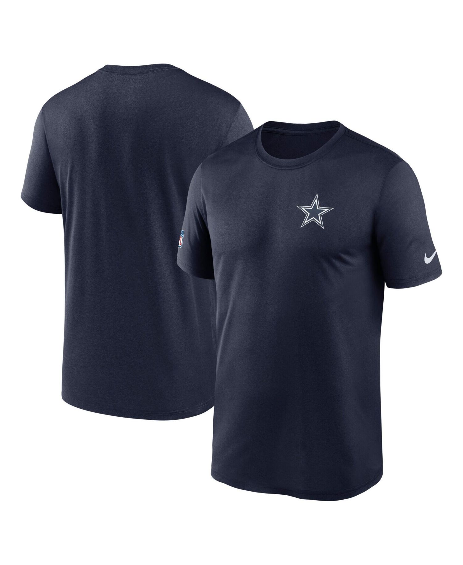 Men's Navy Dallas Cowboys Sideline Legend Small Logo Dri-FIT T-Shirt