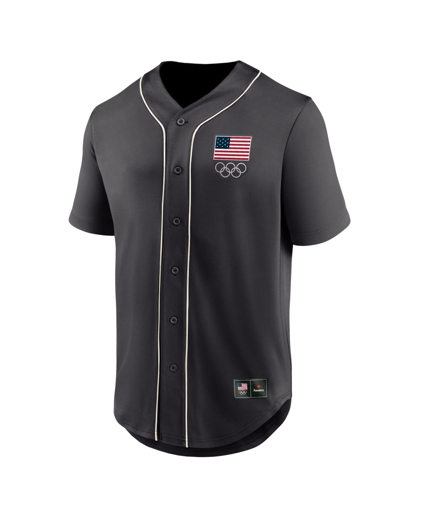 Мужская рубашка Fanatics Gray Team USA Core Foundation Ball Button-Up — фото 4