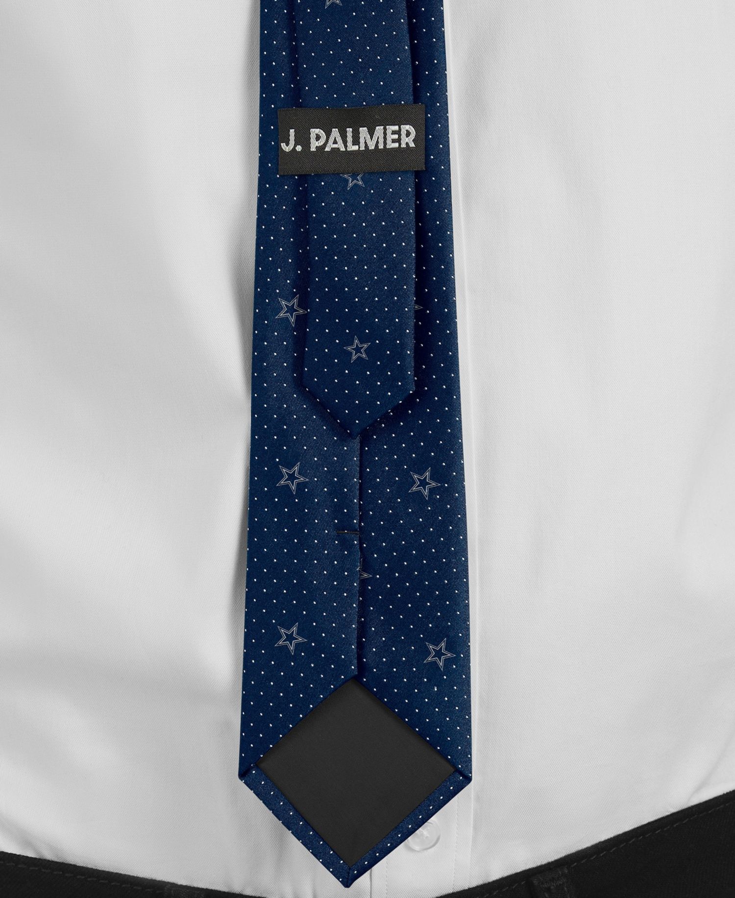 Men's Dallas Cowboys Game Day Polka Dot Tie