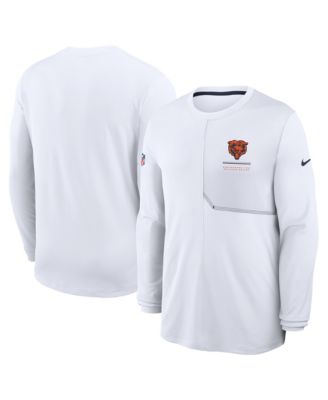 Men's White Chicago Bears Sideline Coaches UV Dri-FIT Long Sleeve T-Shirt