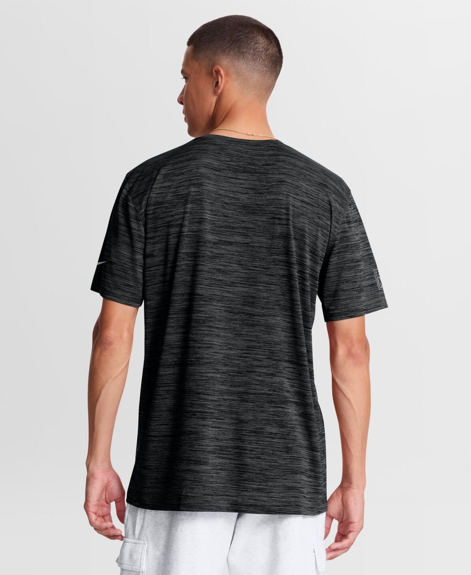 Men's Black Atlanta Falcons Sideline Double Covered Dri-FIT Velocity T-Shirt