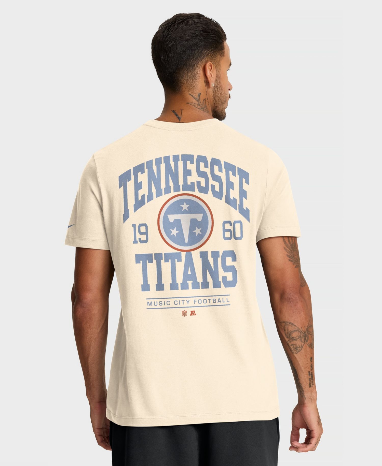 Men's Natural Tennessee Titans Freestyle Essential T-Shirt