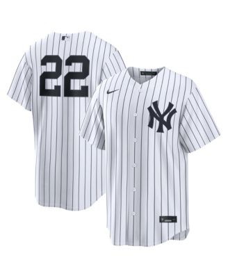 Men's Ben Rice White New York Yankees Home Replica Jersey