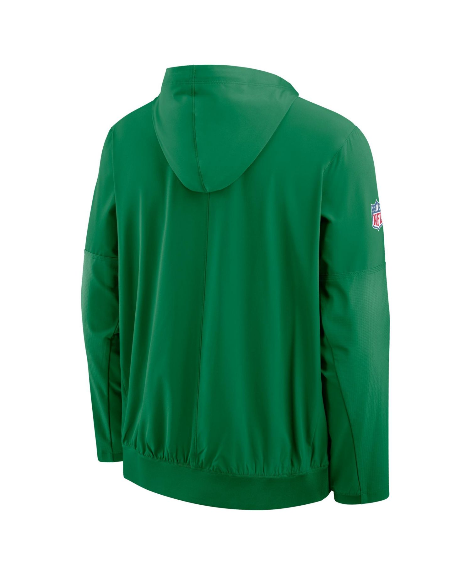Men's Kelly Green Philadelphia Eagles Alt Anorak Half-Zip Hooded Jacket