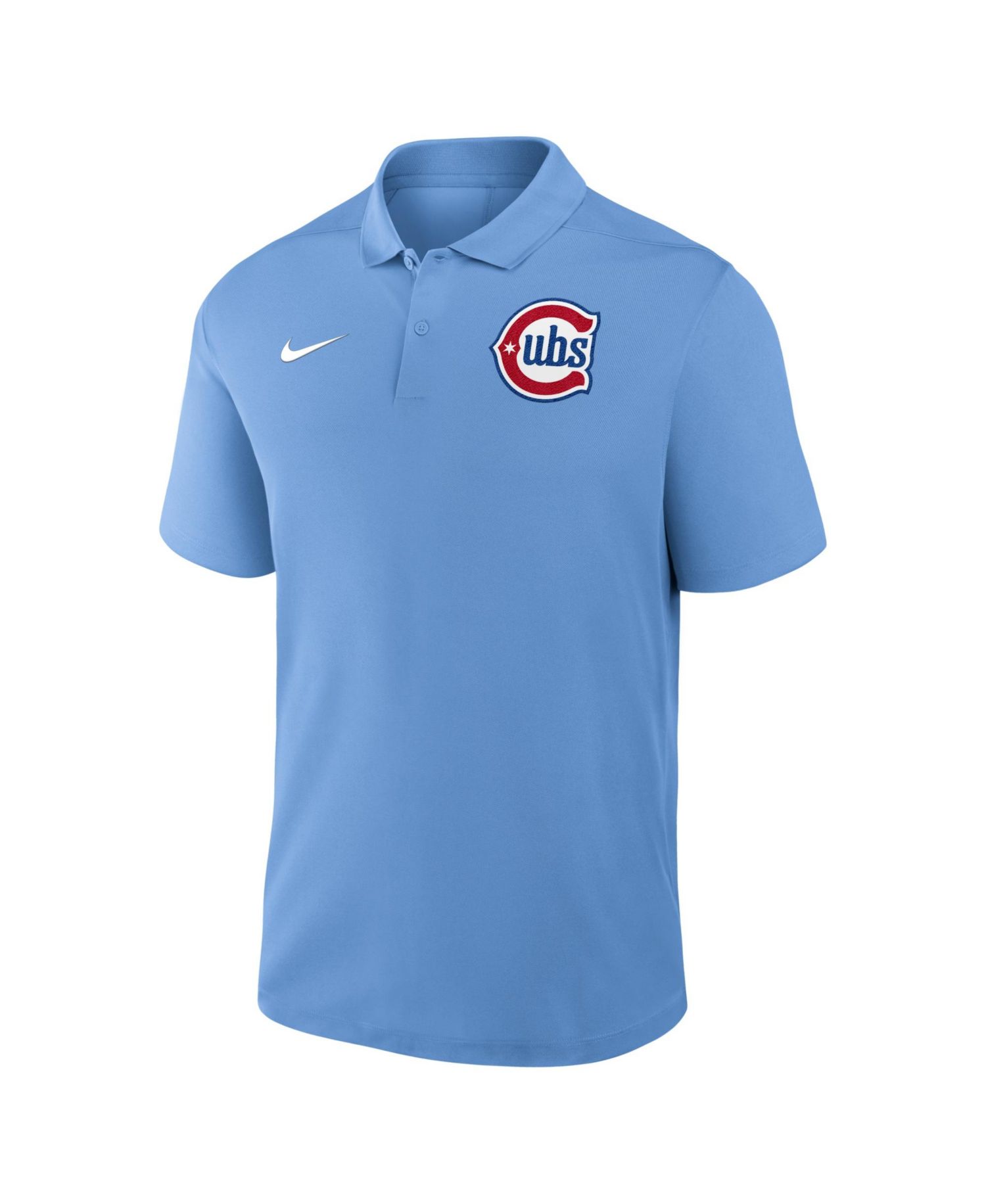 Men's Light Blue Chicago Cubs Alternate Victory Dri-FIT Polo Shirt