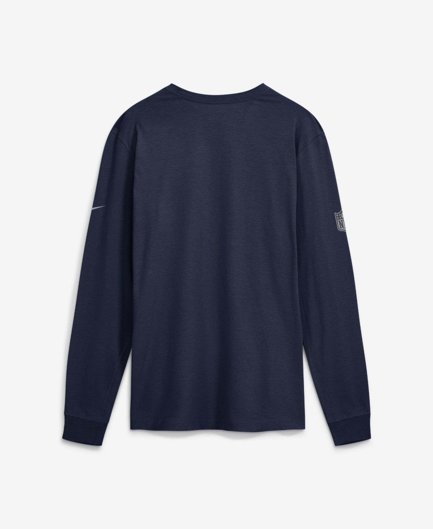 Men's Navy Denver Broncos Sideline Bold Arch Star Dri-FIT Long Sleeve T-Shirt