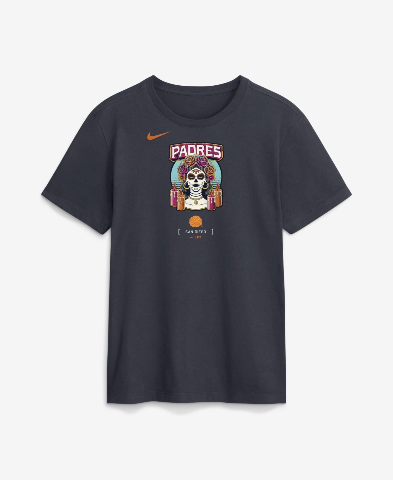 Men's Obsidian San Diego Padres 2026 City Connect Large Logo T-Shirt