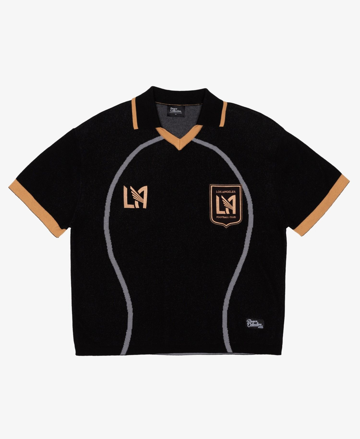 Men's and Women's Black LAFC Team Crest Knit Jersey