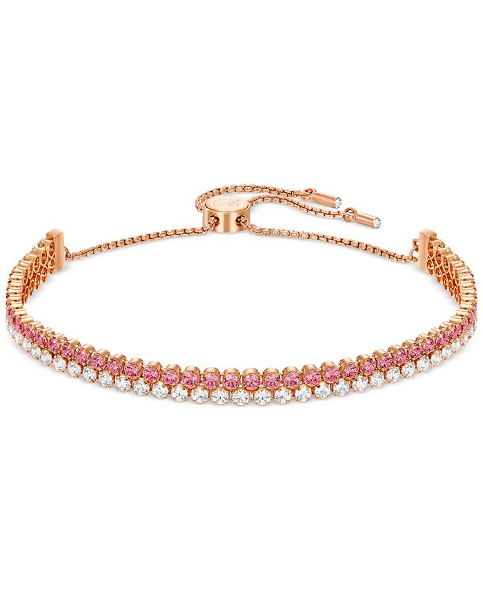 Swarovski Pavé Crystal Slider Bracelet Macy's
