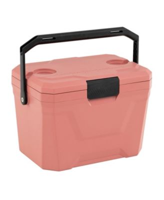 21-Quart Hard Shell Insulated Ice Chest Cooler with Cup Holders