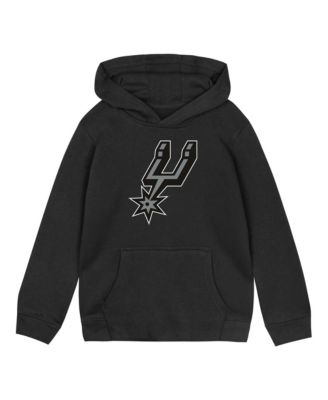Toddler Black San Antonio Spurs Primary Logo Hoodie