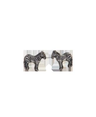 Zebra Stud Earrings