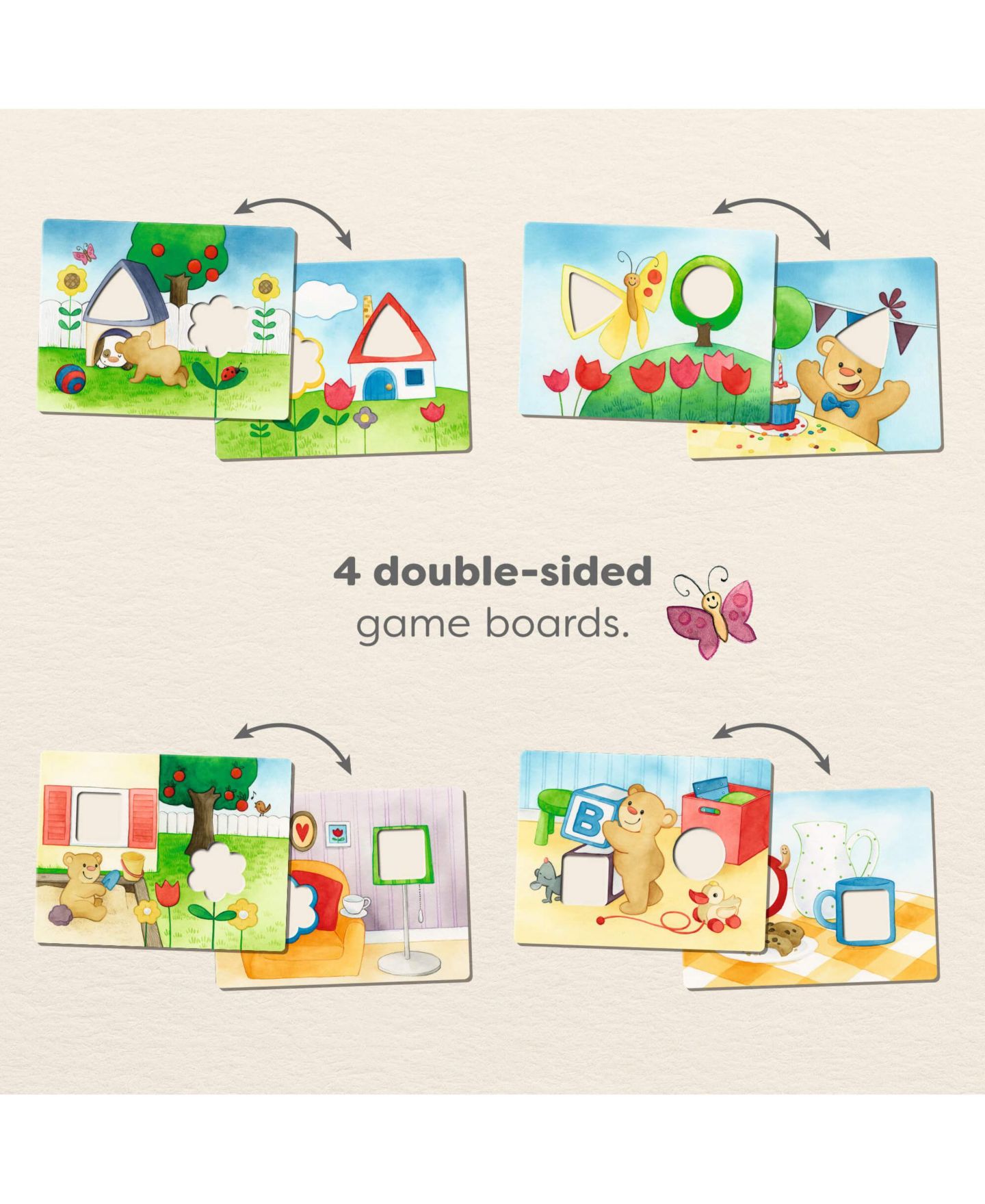 Детские игрушки Haba My Very First Games - Teddy's Colors and Shapes — фото 3