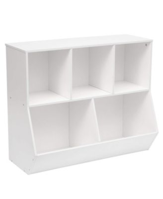 Children's Bookcase with Storage Cabinet for Playroom and Nursery Storage