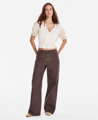 Women's High-Rise Wide-Leg Jeans