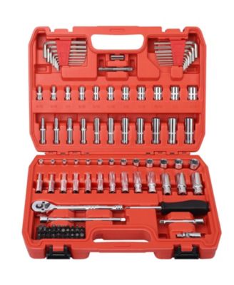 1/4inch  Socket Ratchet Wrench Set 101pieces  Metric SAE Allen Auto Repair