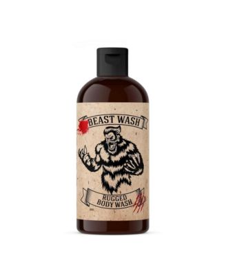 Body Wash - Supports Clean and Hydrated Skin - With Activated Charcoal, Organic Oils and Exfoliants - Rugged Scent - 16 oz