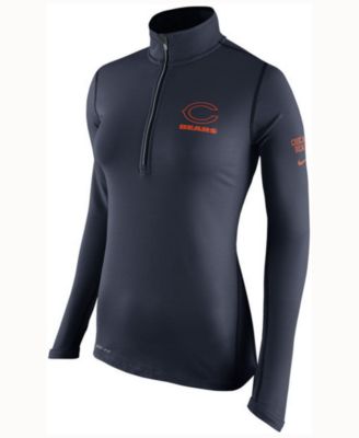Nike - Women's Chicago Bears Tailgate Element Quarter-Zip Pullover