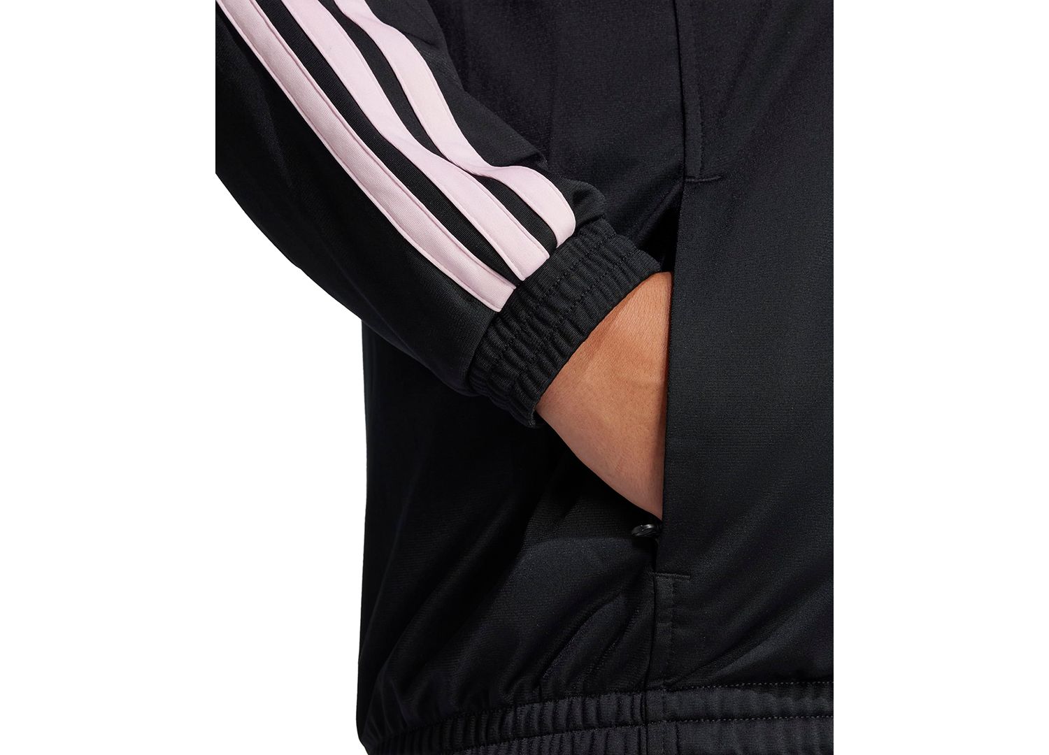 Plus Size Essentials Tricot Three Stripes Track Jacket