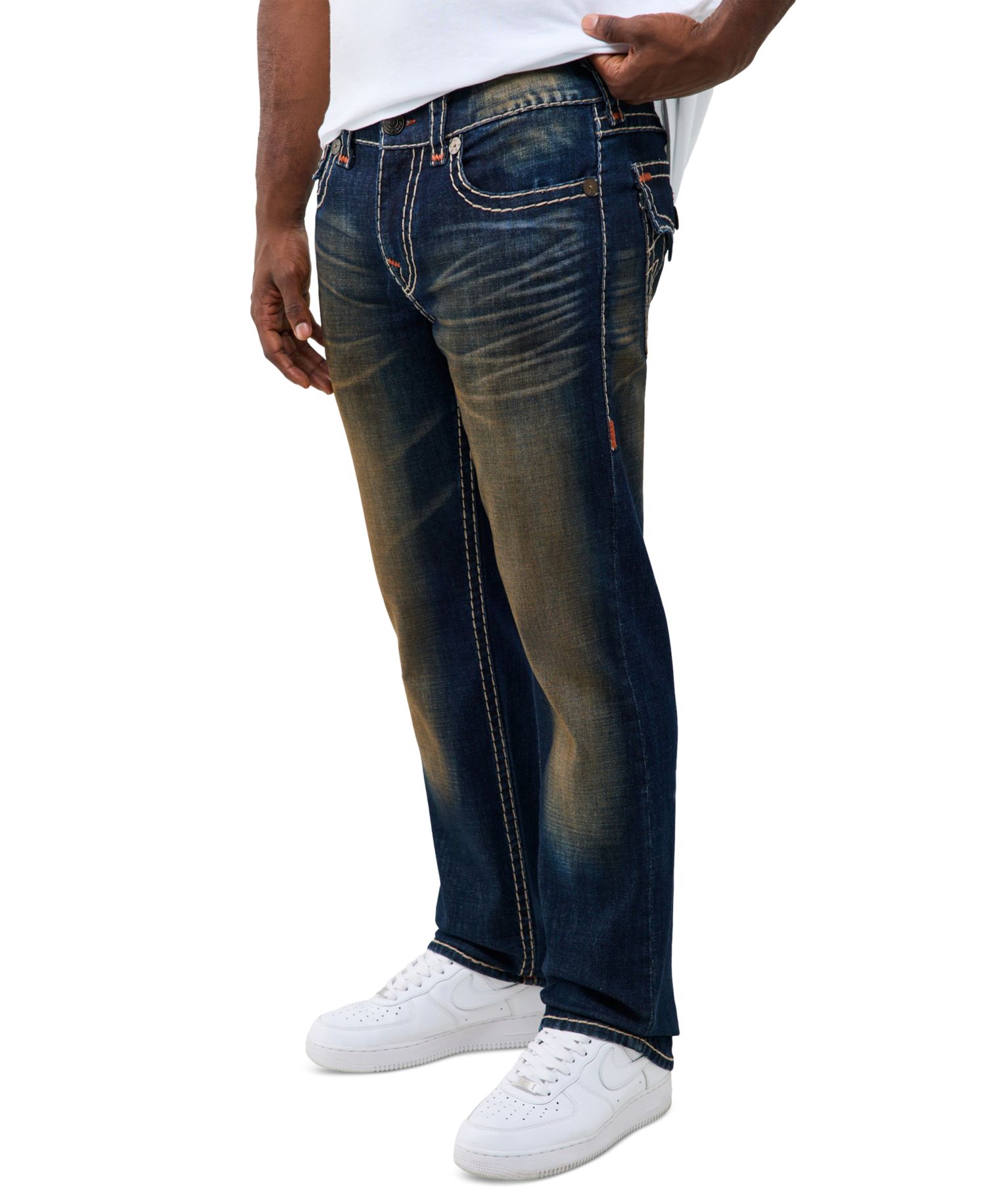 Men's Ricky Straight Super T Flap Jeans