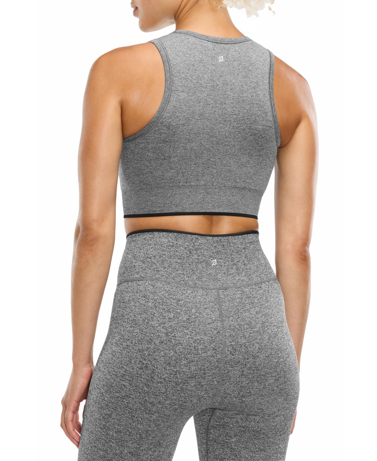 Women's Seamless Melange High Neck Bra