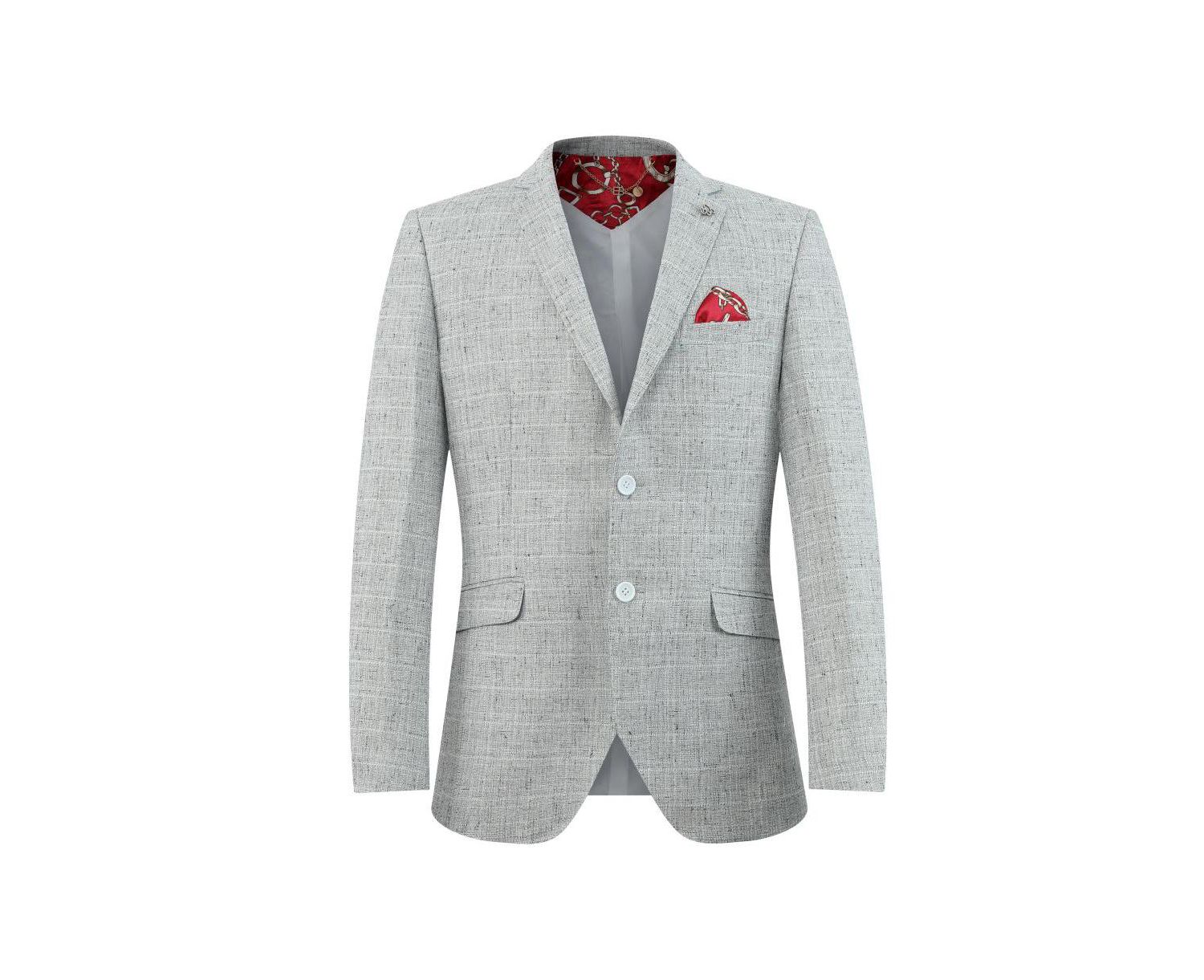 Men's Slim Fit Melange Sports Coat Jacket