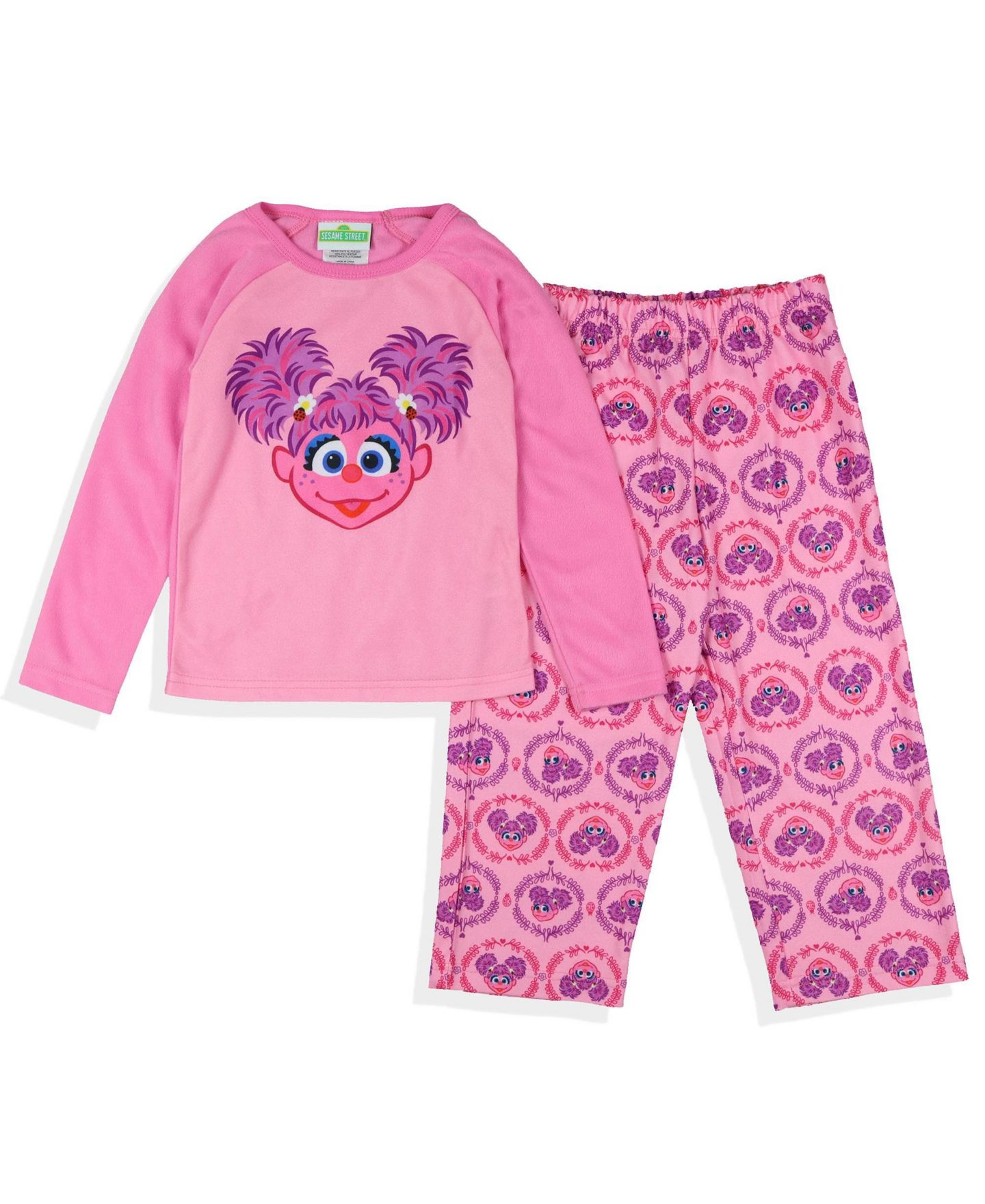 Пижамный комплект Cadabby, длинный рукав, 2 предмета — Sesame Street, цвет: Розовый — фото 3