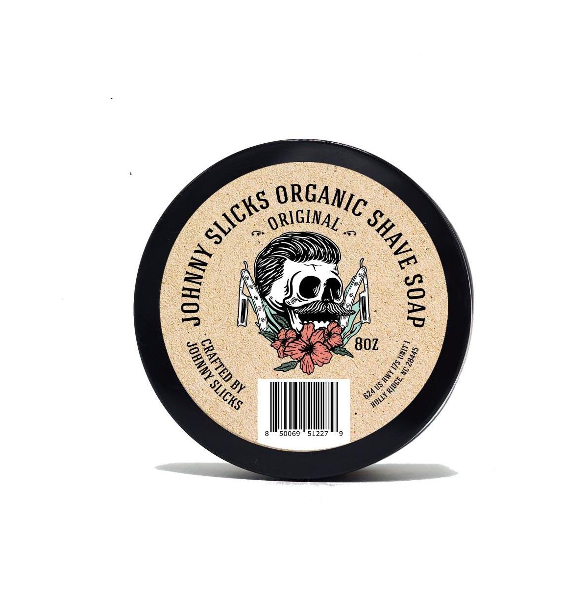 Johnny Slicks Shave Soap | Supports Smooth Shaving | 8 oz|Original Scent