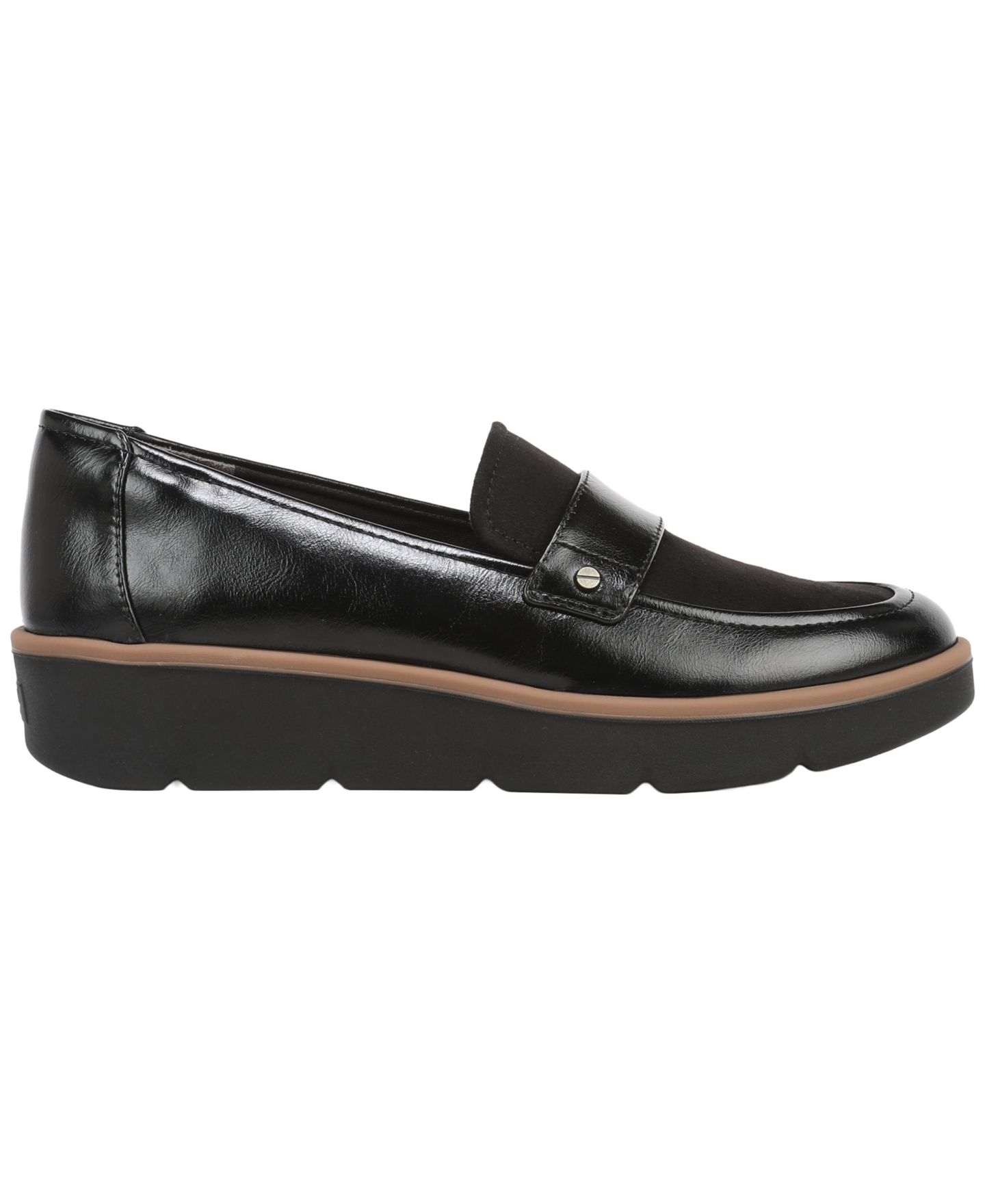 Женские туфли Dr. Scholl's Webster Cloud Slip-On, цвет: Чёрный лаковая искусственная кожа — фото 2