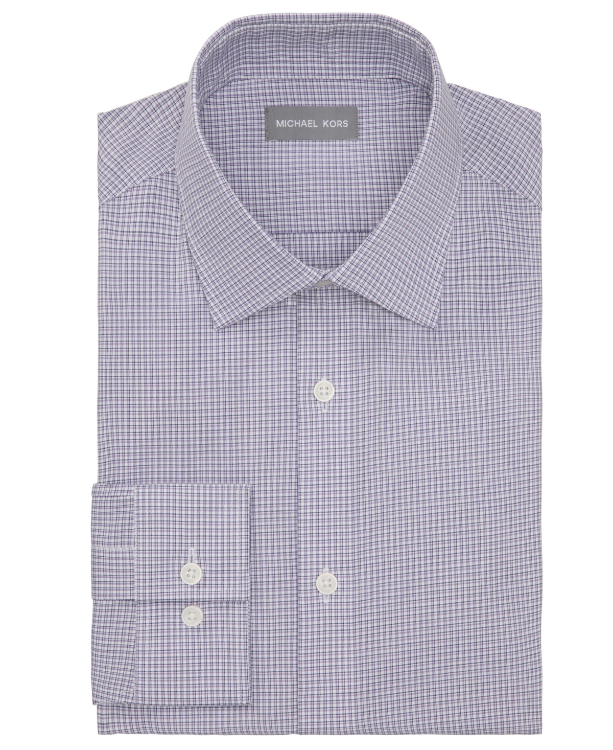 Michael Kors Men's Regular-Fit Cotton Stretch Dress Shirt