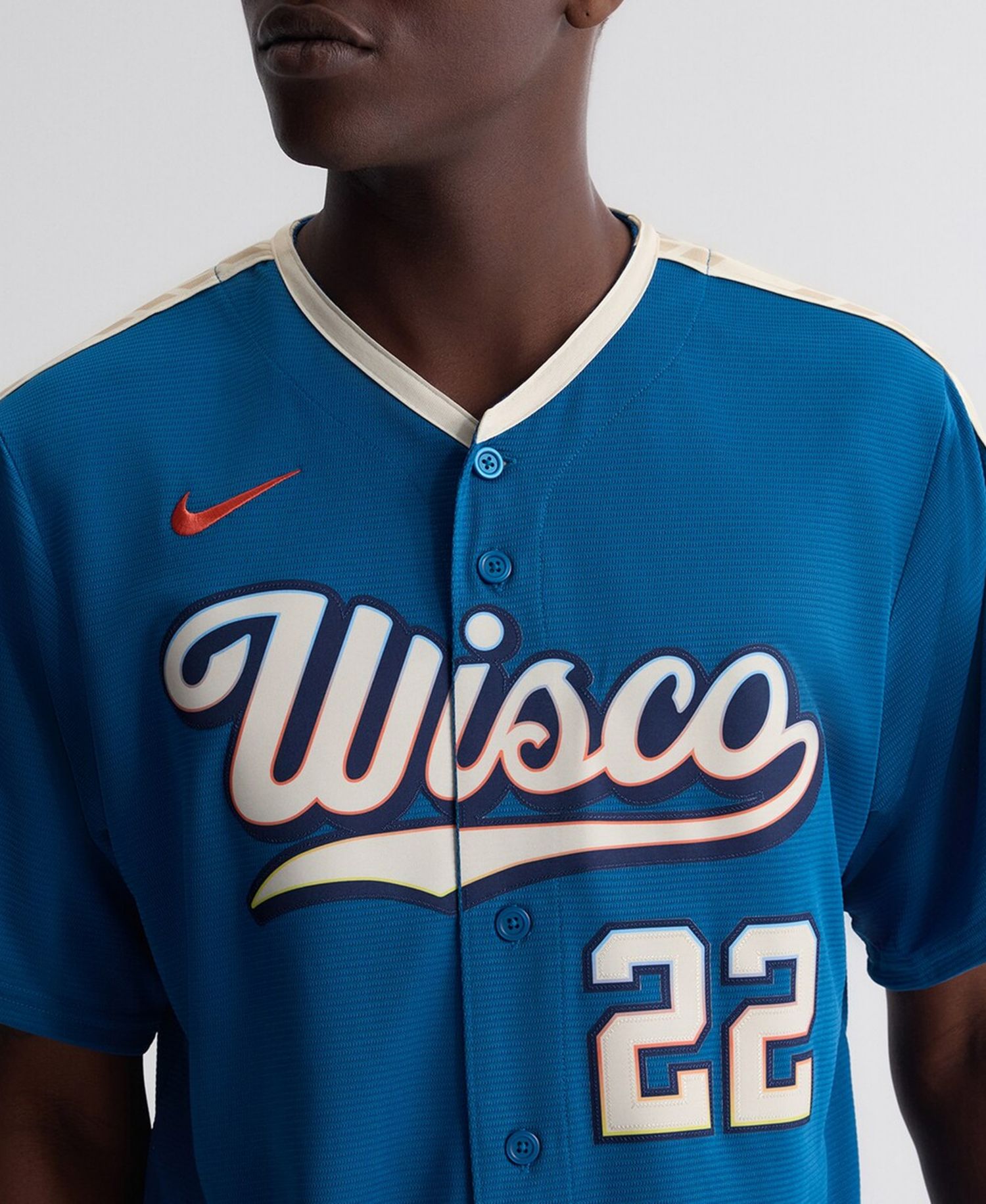 Men's Christian Yelich Mineral Blue Milwaukee Brewers 2026 City Connect Stadium Jersey