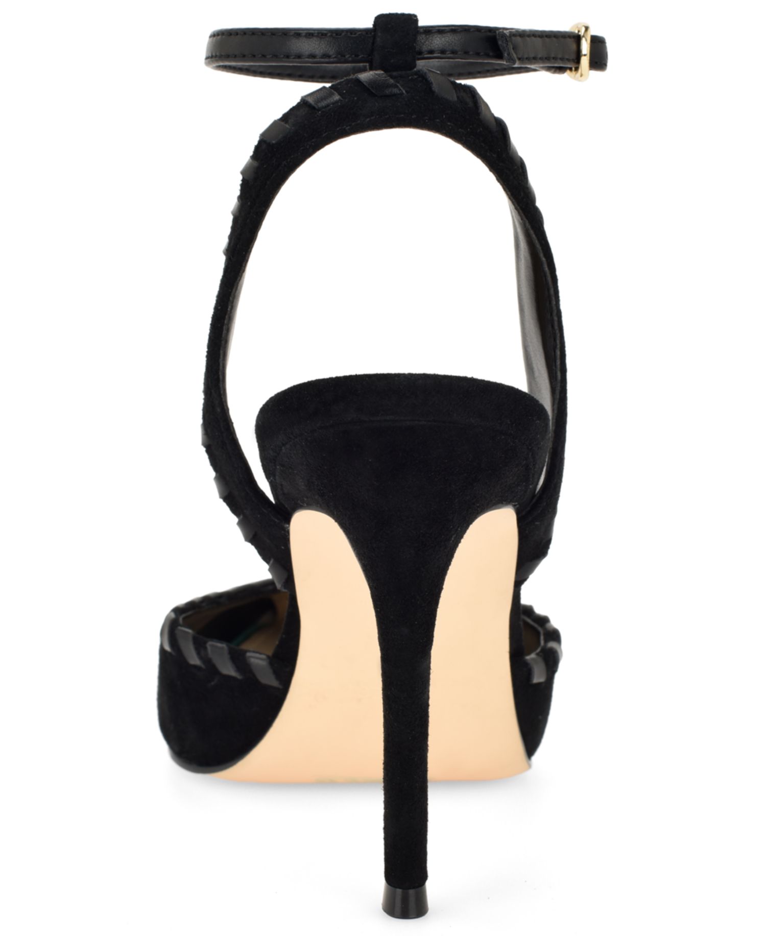 Women's Kenedy Suede Whipstitch Two-Piece Dress Pumps