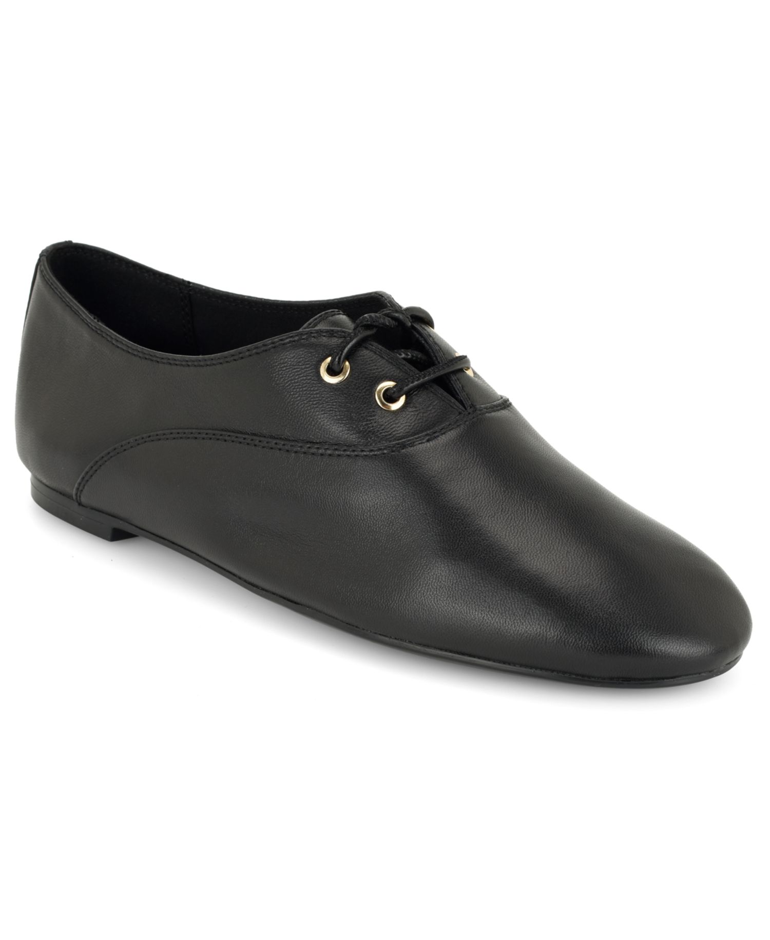 Women's Jazzy Leather Lace-up Oxford Flats