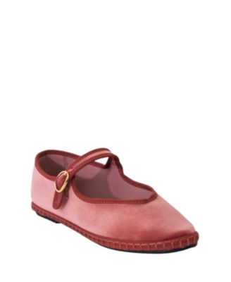 ALEGRIA Women's Round Toe mary jane ballet flats
