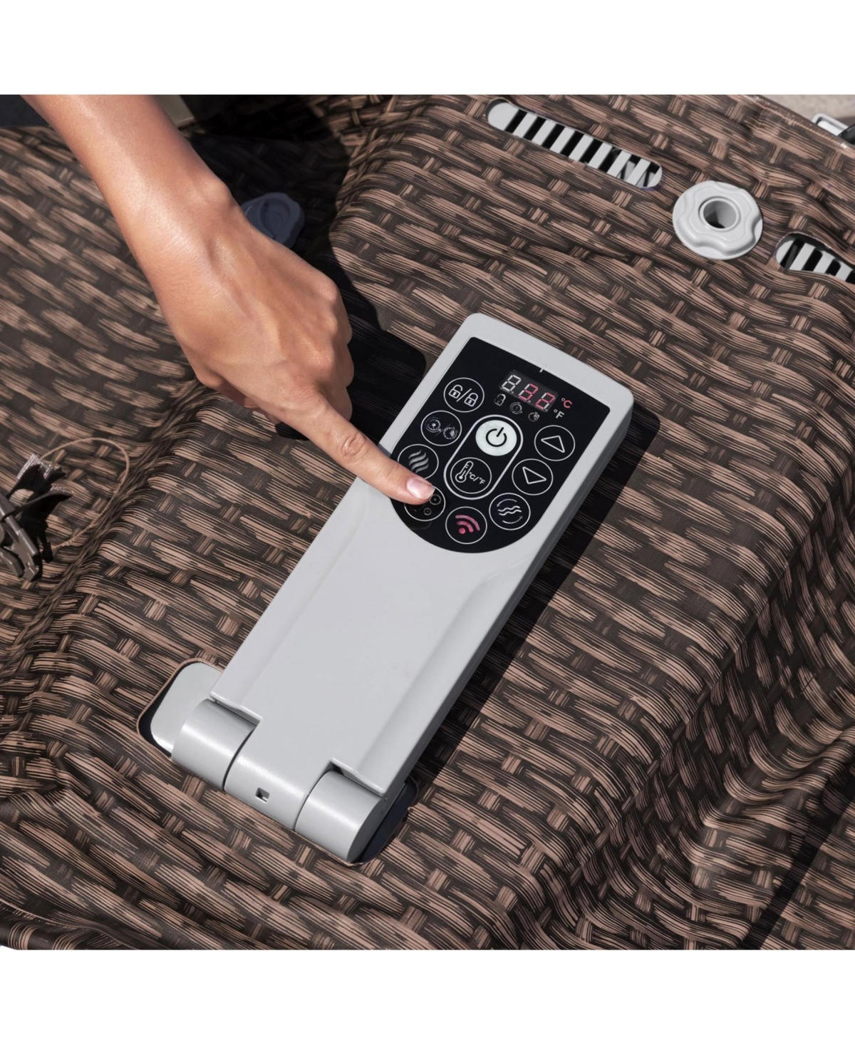 Bestway SaluSpa Bali Smart AirJet Inflatable Hot Tub w/ EnergySense Cover