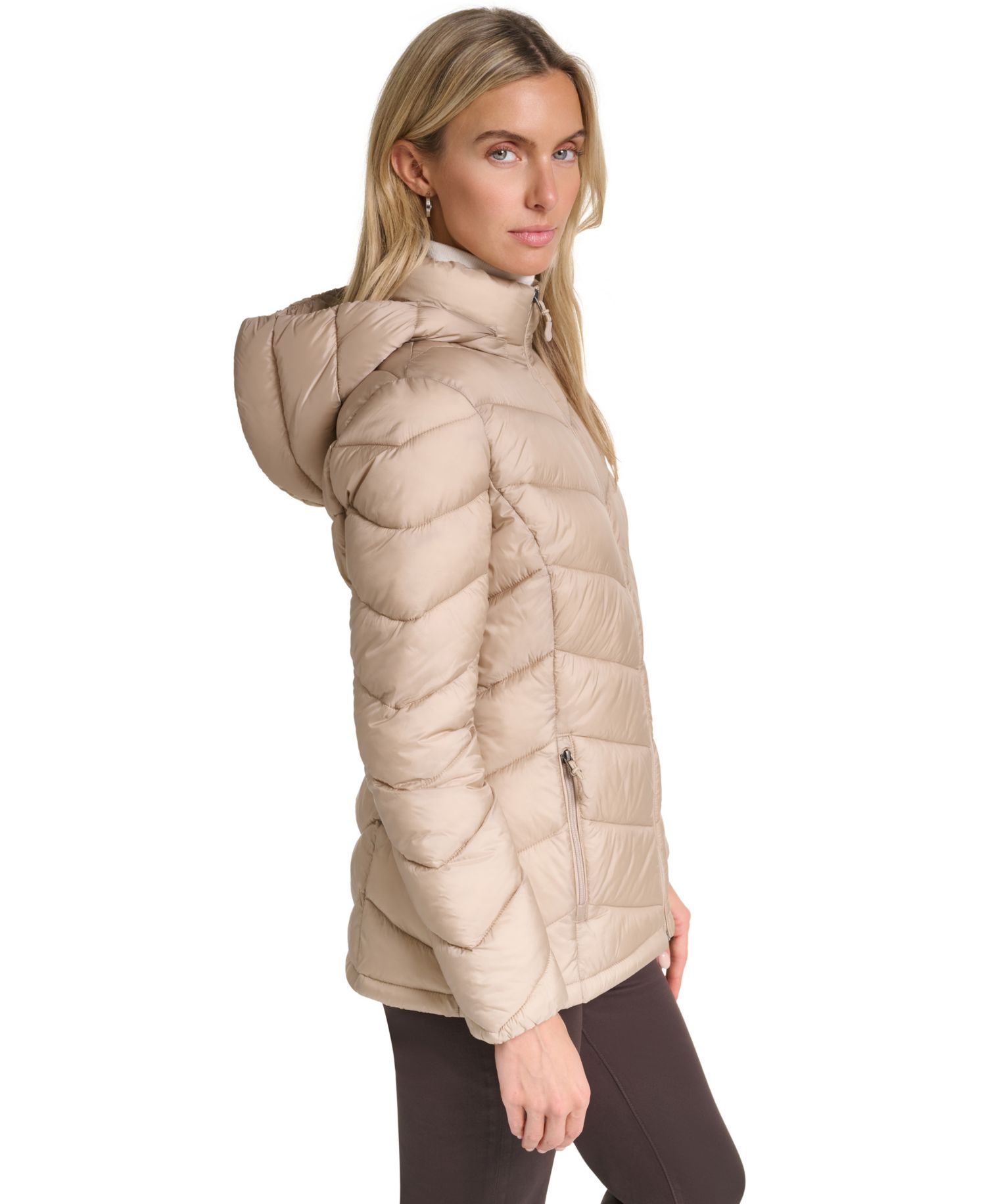 Women's Packable Hooded Puffer Coat