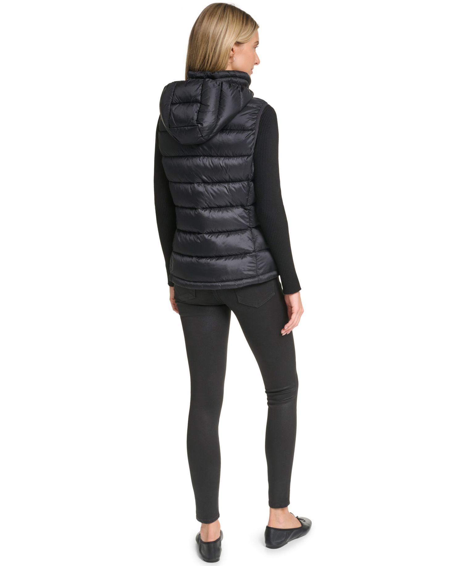 Women's Hooded Zip-Front Vest