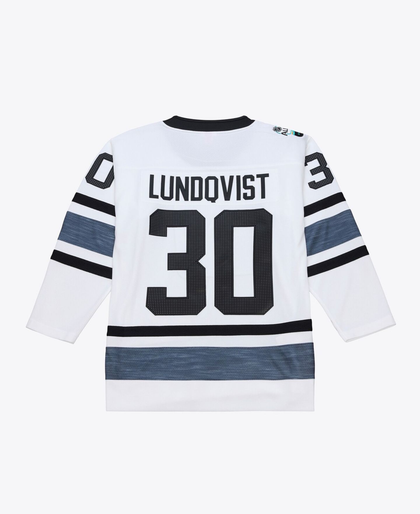 Мужской топ Mitchell & Ness Henrik Lundqvist White 2019 All-Star Game Power Play Jersey — фото 2