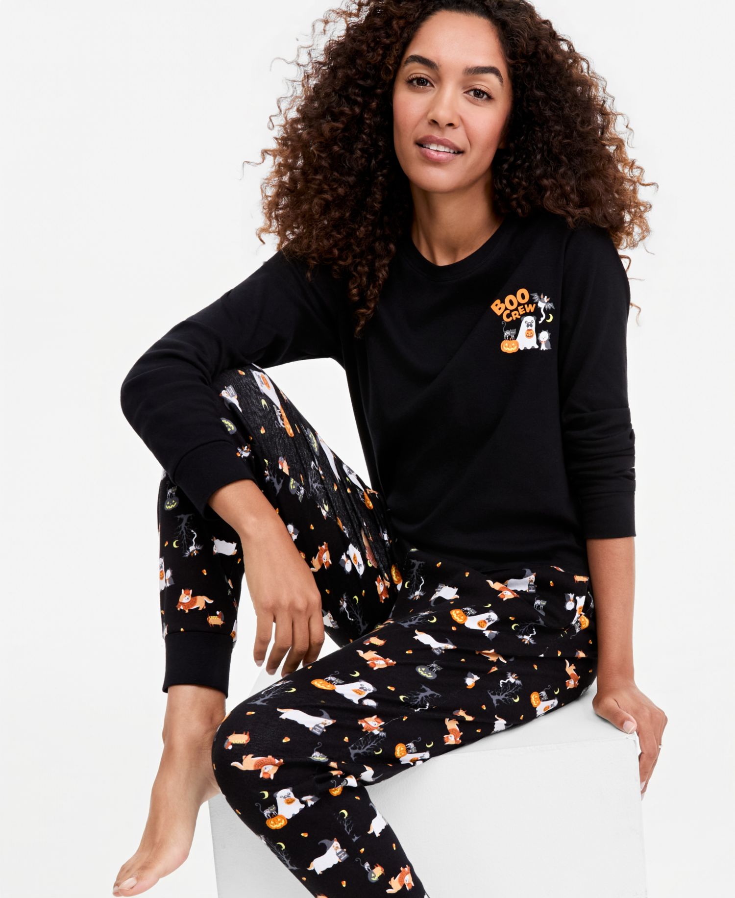 Women's Halloween Party Pajama Set