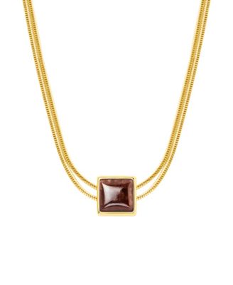 Loving Energy Ruby Evil Eye July Birthstone Necklace
