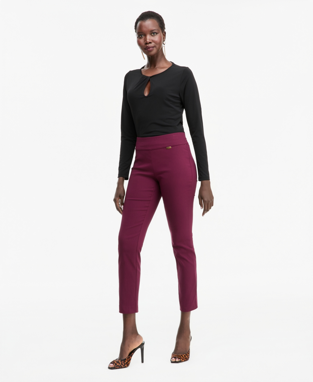 I.n.c. International Concepts Women's Mid-Rise Skinny Pants, Regular & Short Lengths, Created for Macy's