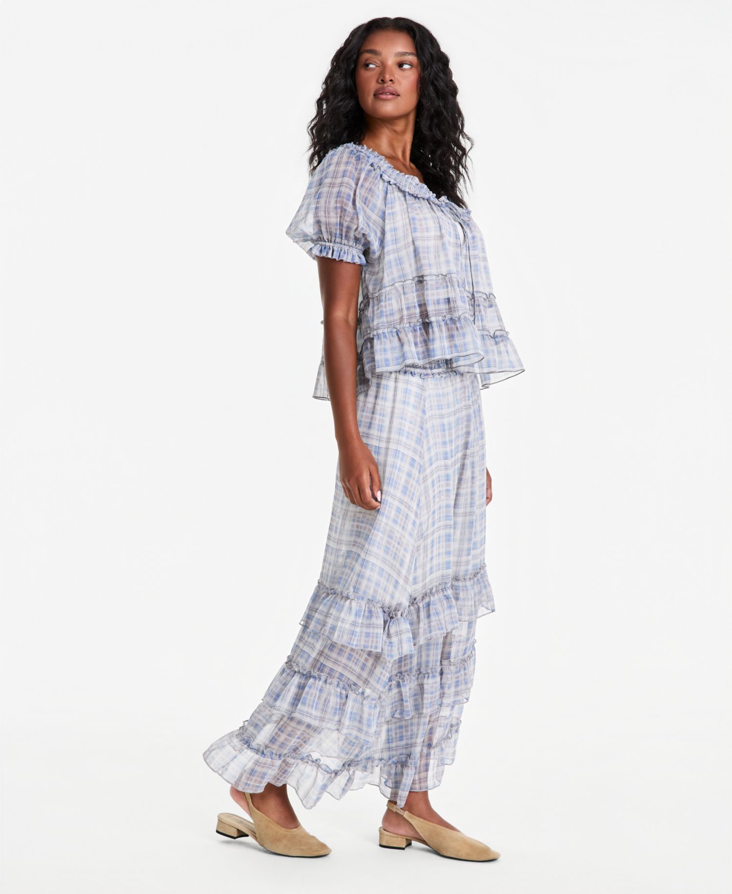 Women's Tiered Maxi Skirt