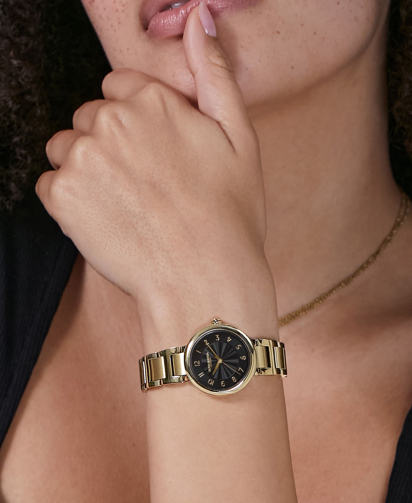 Часы Olivia Burton Pembroke с золотистым стальным браслетом, 30 мм — фото 6
