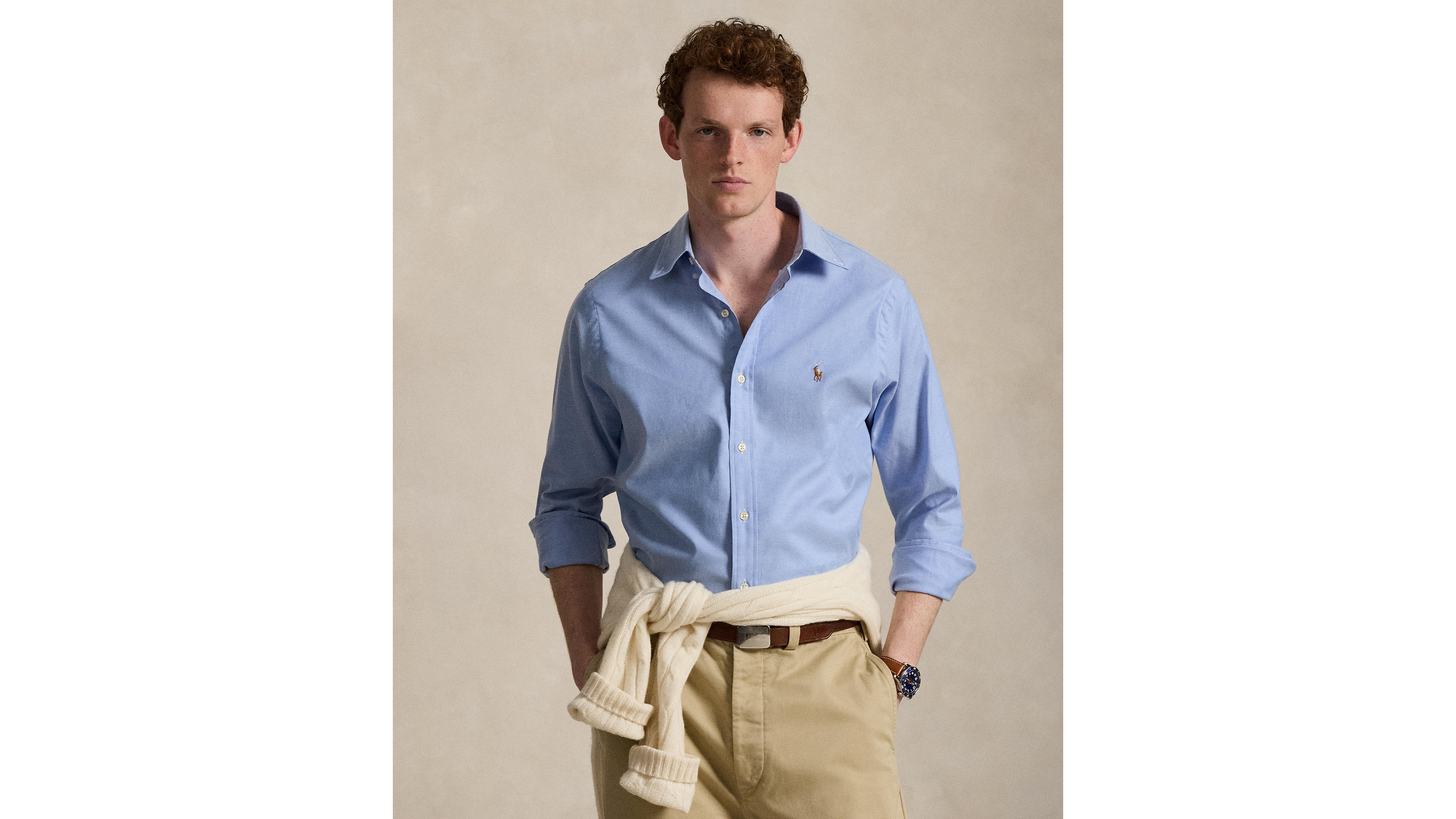 Polo Ralph Lauren Men's Big & Tall Performance Oxford Shirt