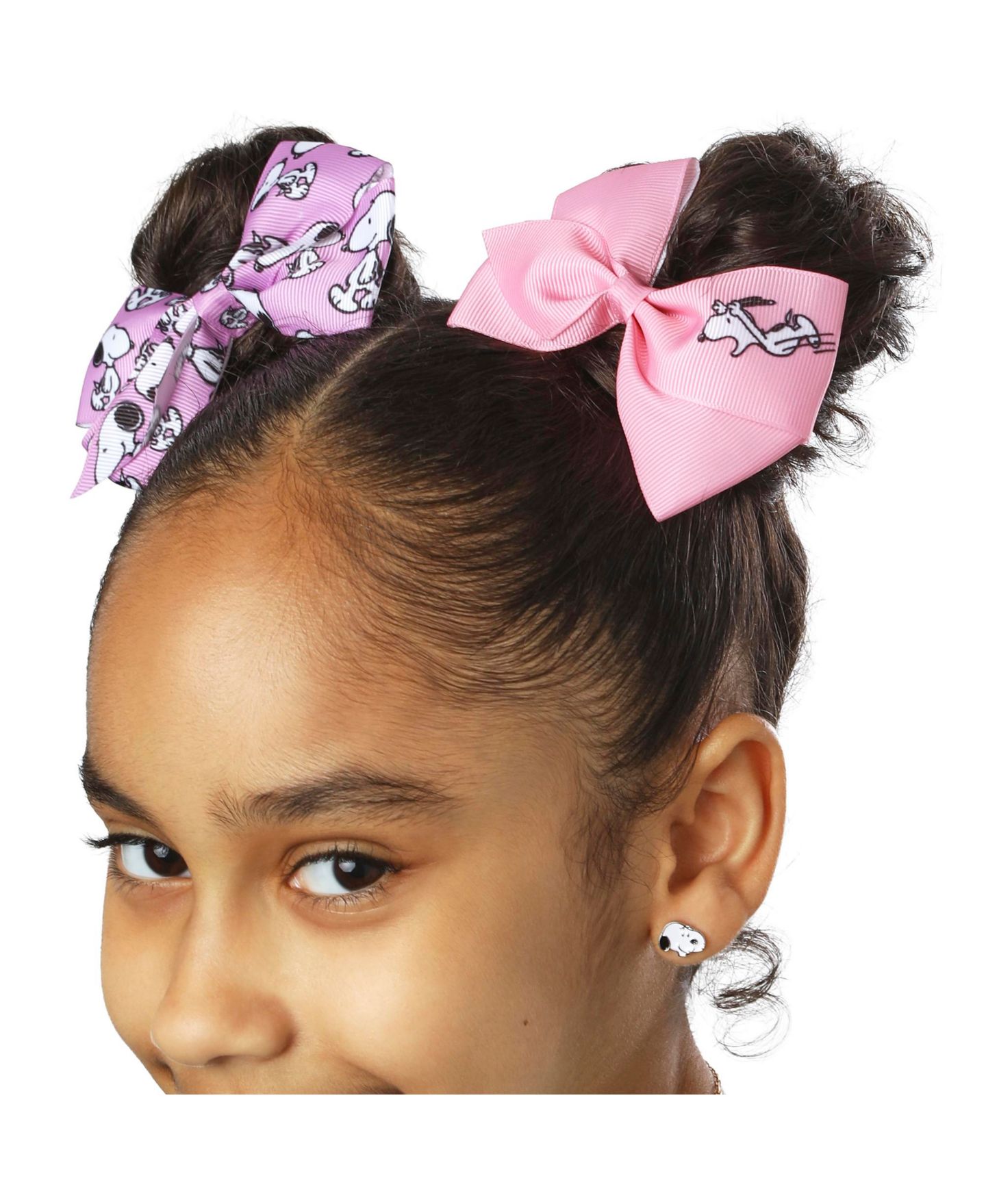 Детские аксессуары для волос Peanuts Snoopy Woodstock Hair Bows 7-Piece Set Official License, Gifts, цвет: Разноцветный — фото 4